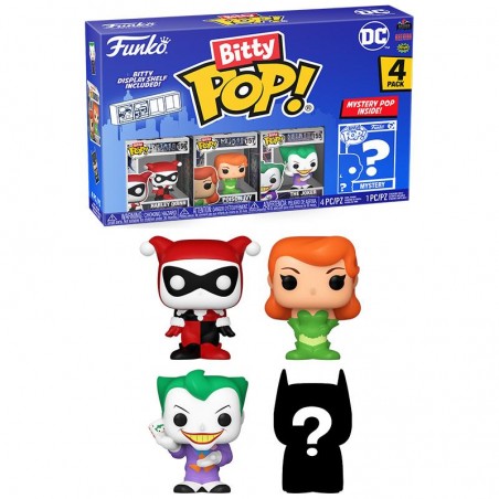 BITTY POP DC HARLEY QUINN 4 FIGURAS