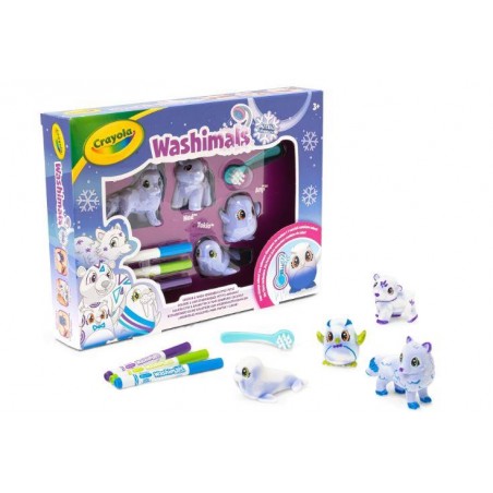 WASHIMALS POLAR SET 4 MASCOTAS DEL ARTICO