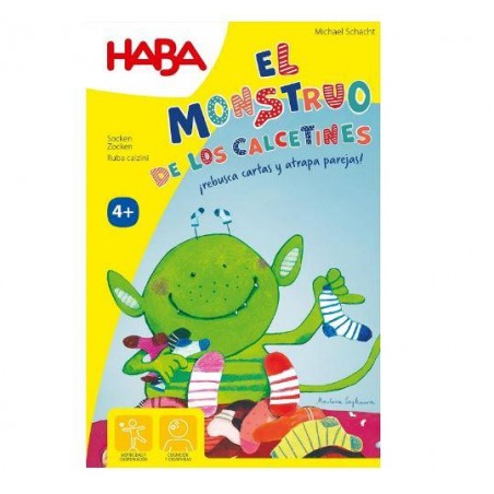 HABA MONSTRUO CALCETINES JUEGO DE CARTAS