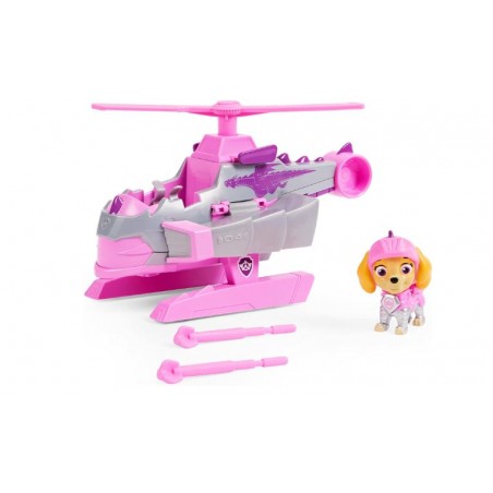 PAW PATROLL TRANSFORMABLE RESCUE KNIGHTS + FIGURA SKYE