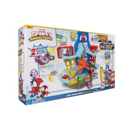 SPIDEY  TRACK SET AMAZING METALS CITY TRACK