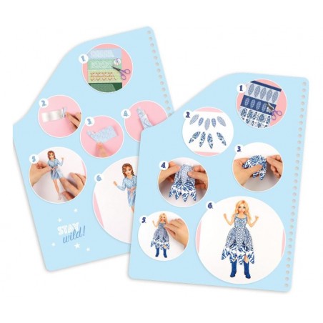 TOP MODEL CUADERNO COLLAGE DRESS