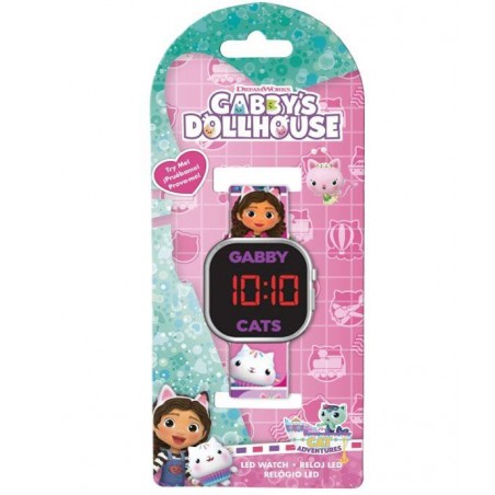 RELOJ LED GABBY´S DOLLHOUSE 