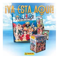 PACK ALBUM + 50 SOBRES DE CROMOS one piece nuevo mundo