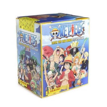 CAJA DE 50 SOBRES DE CROMOS ONE PIECE NUEVO MUNDO