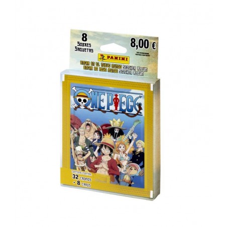 ECOBLISTER 8 SOBRES ONE PIECE NUEVO MUNDO