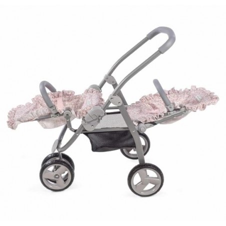 PASITO A PASITO GEMELAR LILI GRIS FLOWER