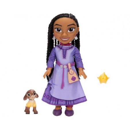 WISH MUÑECA ASHA CON VALENTINO Y ESTRELLA  38CM.