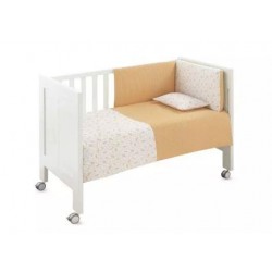 D´PEQUES EDREDON + CHICHONERA ANIMALES OCRE