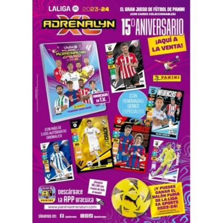 PACK MEGAPACK ADRENALYN 2023-2024 + CAJA 50 SOBRES CARTAS