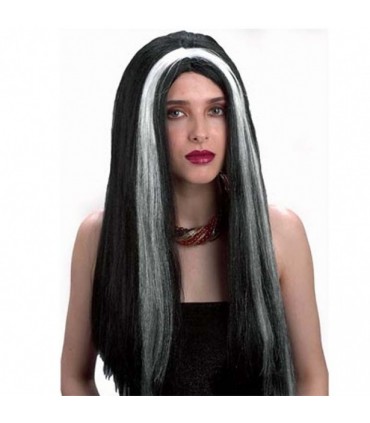 Peluca Bruja Mechas largo
