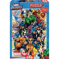 PUZZLE 500 PZAS HEROES MARVEL